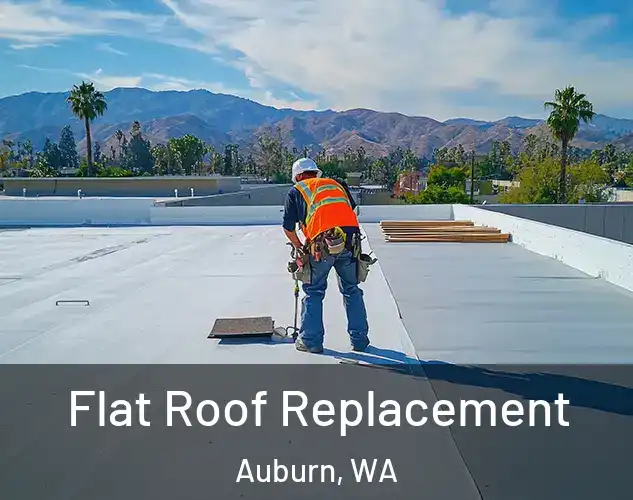  Flat Roof Replacement Auburn, WA