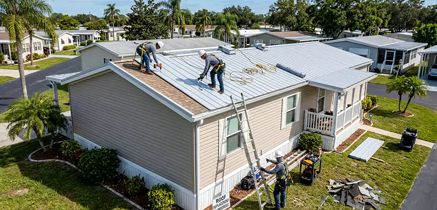Mobile Home Metal Roof Replacement in Auburn