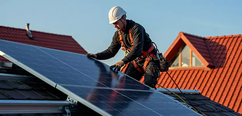 Solar Panels on Steel Roof Installation in Auburn